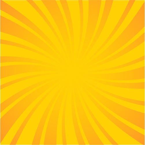 Orange  Yellow Sunburst Background